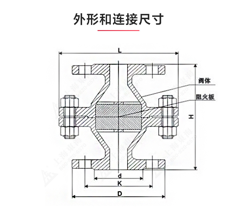 GZW-1不銹鋼管道阻火器_產(chǎn)品結構圖.jpg
